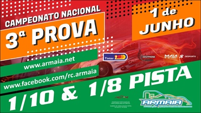 3ª Prova do Campeonato Nacional 1/8 e 1/10 200